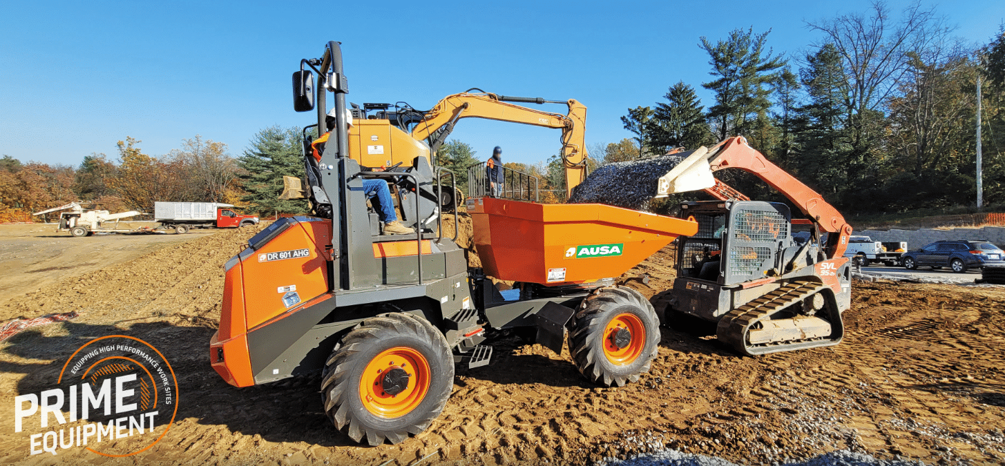 AUSA Site Dumper on job site